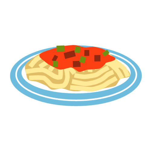 パスタのイラスト